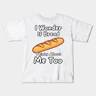 Funny Bread Cute Kids T-Shirt